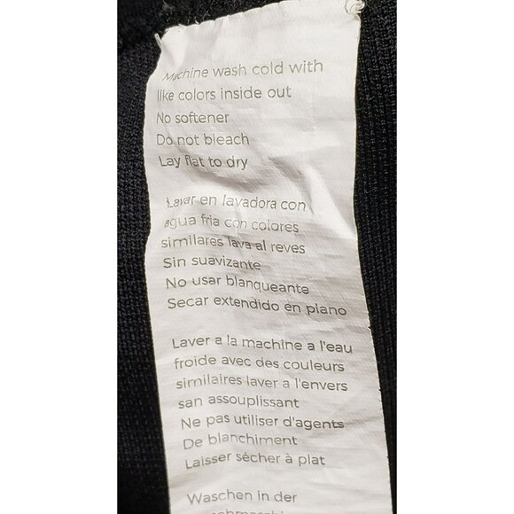 Fabletics Sync Leggings Perforated Black Large High Rise 7/8 Length LG1935205 - Picture 7 of 8